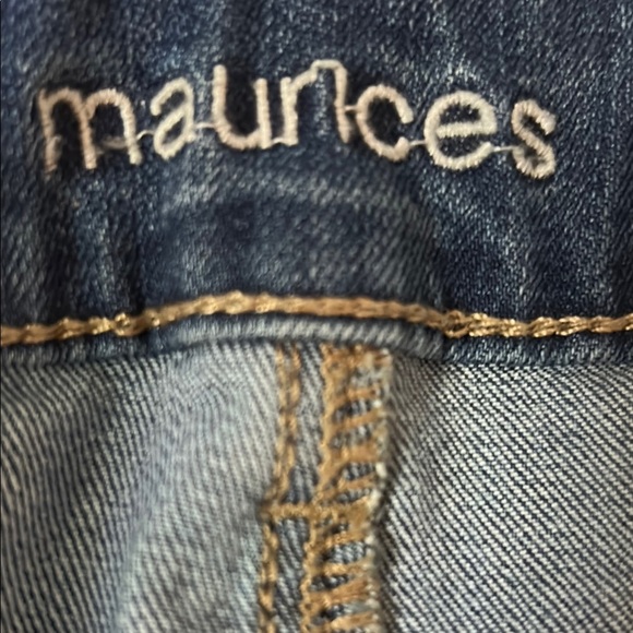 Maurices Blue Skinny Jeans with Lived-In Look - Picture 2 of 7